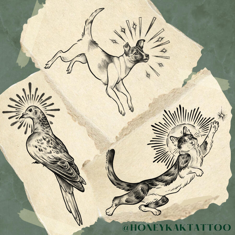 Patron Saints of Humanity - animals who were responsible for human advancement.